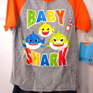 Baby shark boys short set